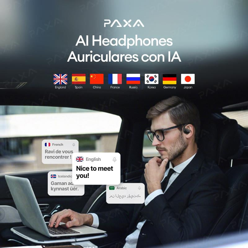 135 Languages Wireless Bluetooth Translation Earphones