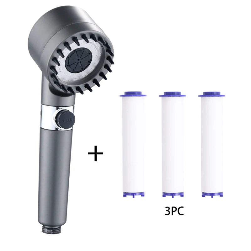 3 Modes Shower Head High Pressure Showerhead